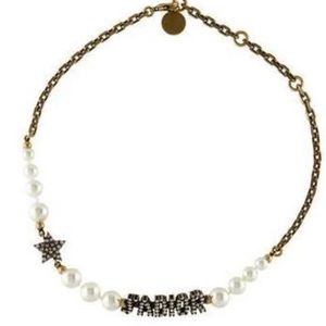 Christian Dior Pearl and Crystal Jadore necklace